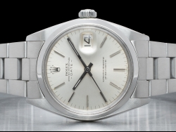 Rolex Date 34 Argento Oyster Silver Lining Dial  1500